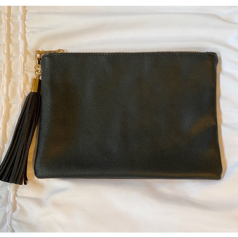 Black Clutch with Tassel